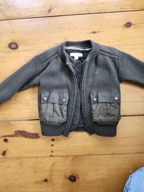 Burberry Kids Jacket (Wool Blend) – Size 2t